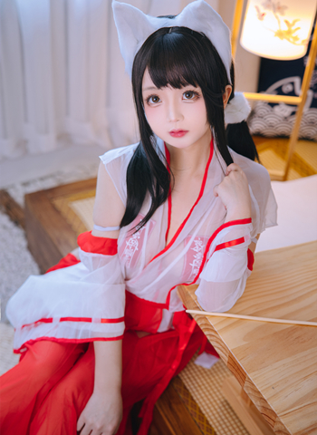 樱井小莜Cosplay巫女