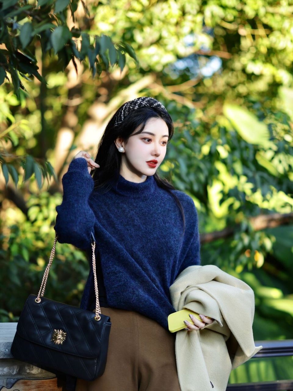 显白入秋7815舒舒服服过假期咯 最近秋风里已经