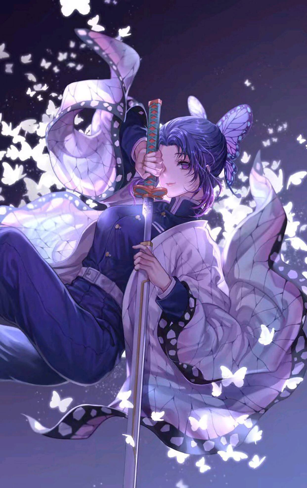 动漫壁纸:鬼灭之刃,蝴蝶忍篇