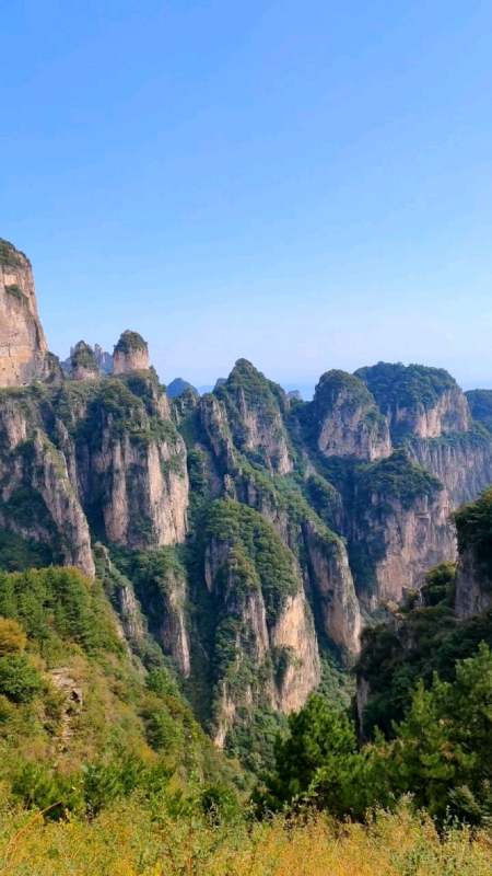 峰峦叠嶂,山高路长——太行山王莽岭风光-度小视
