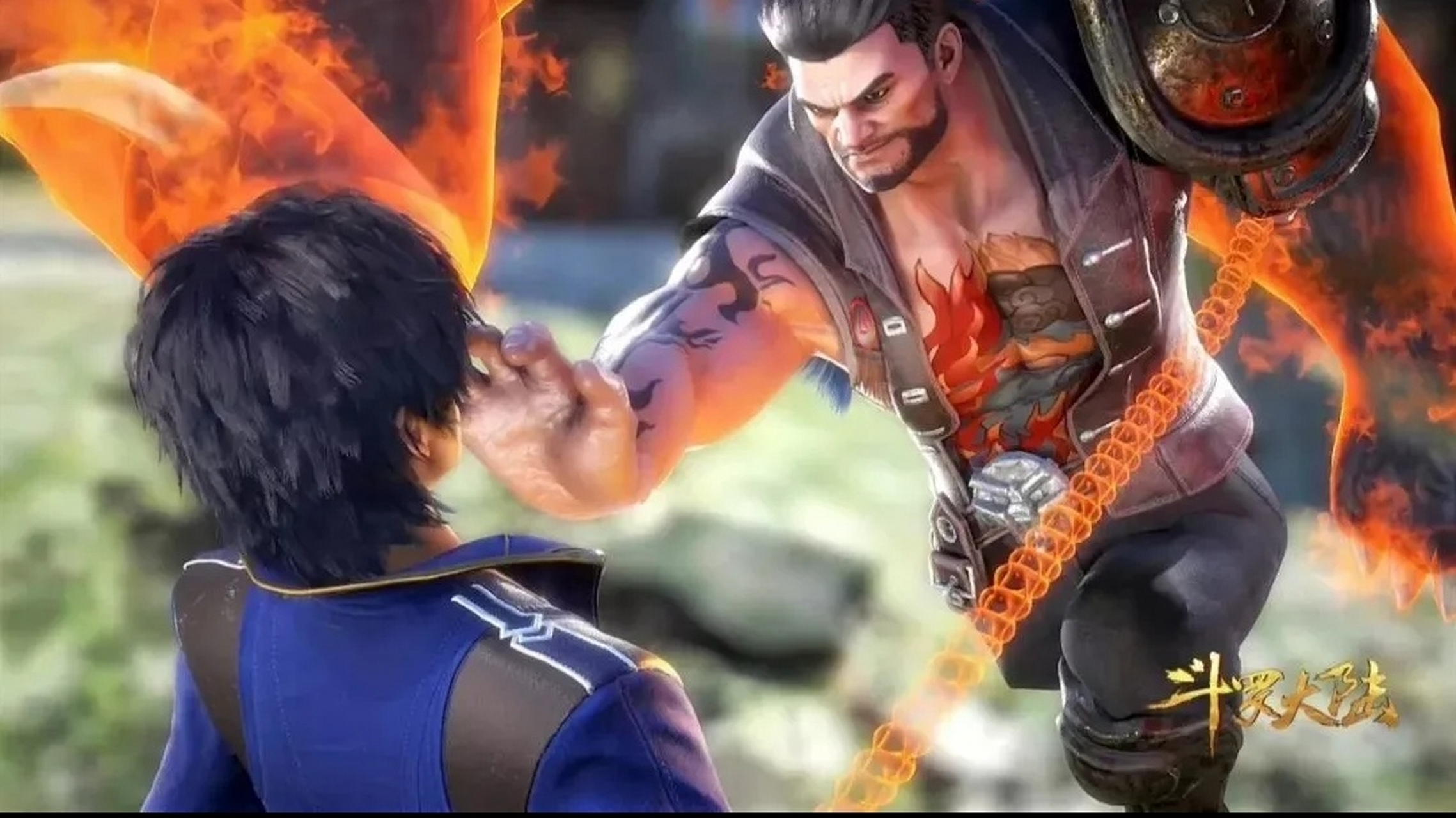 斗罗大陆三大猛人 上有赵无极脸接昊天锤 中有时年手接阎王贴 下有