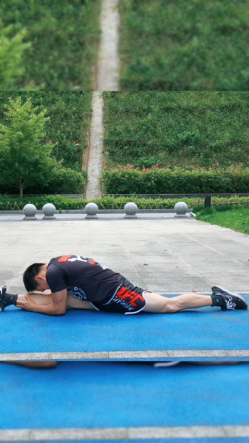 压腿基础练好了,一字马很简单