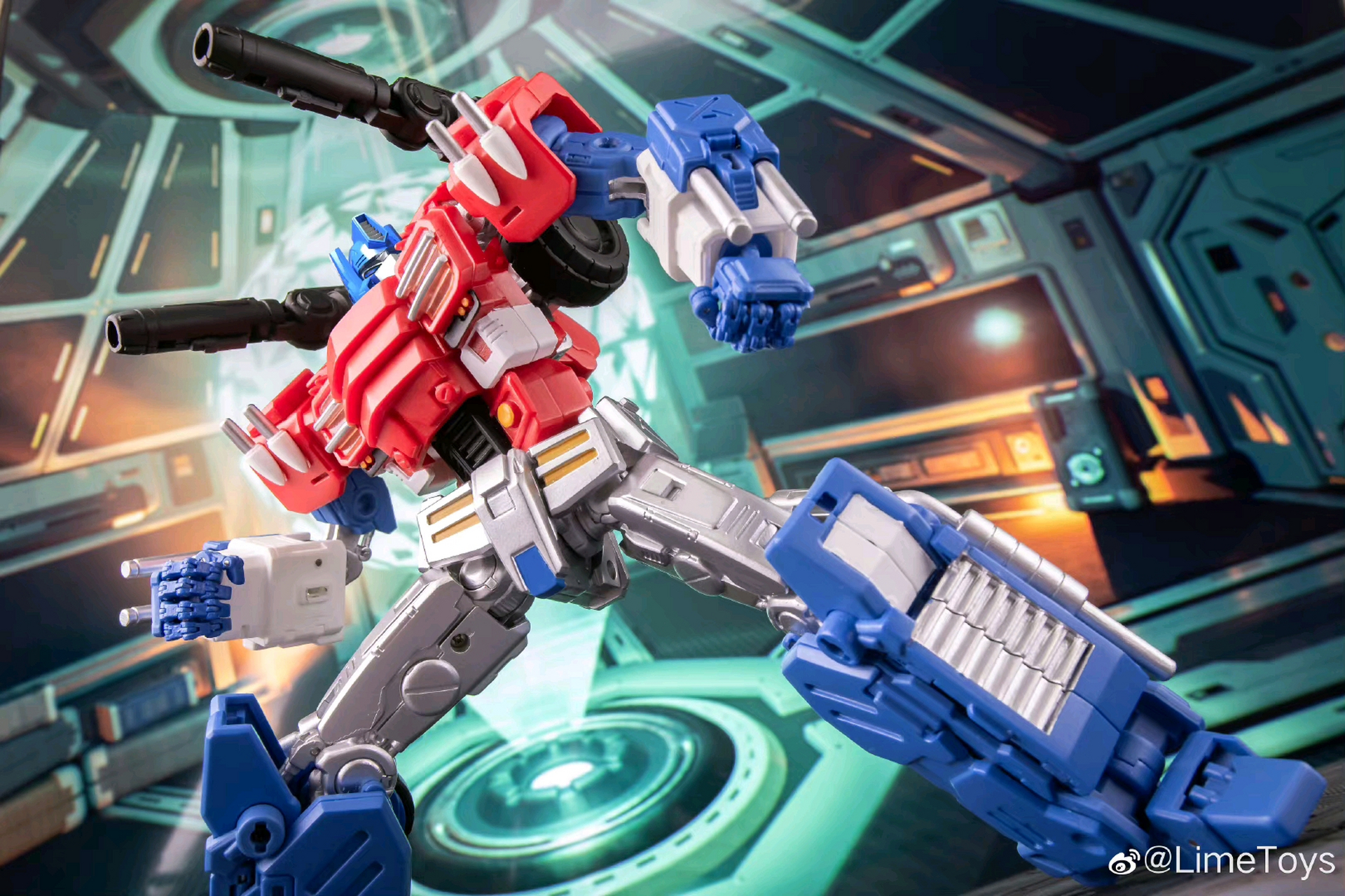 lime toys 阿瑞斯/内战擎天柱,整体人型高度24.8cm,可搭配mp比例线.