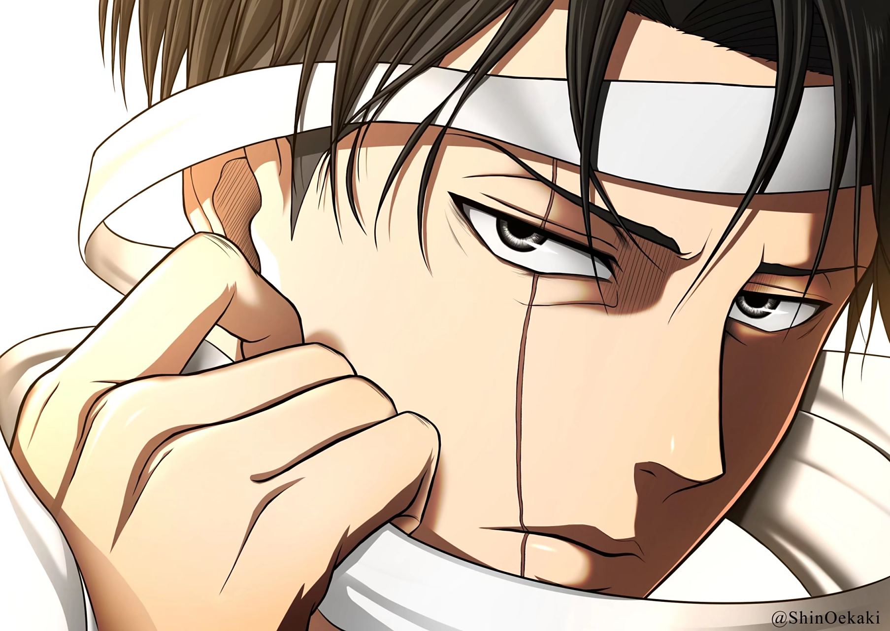 進擊の巨人# 啊啊啊啊太帅了  画师:shinちゃま