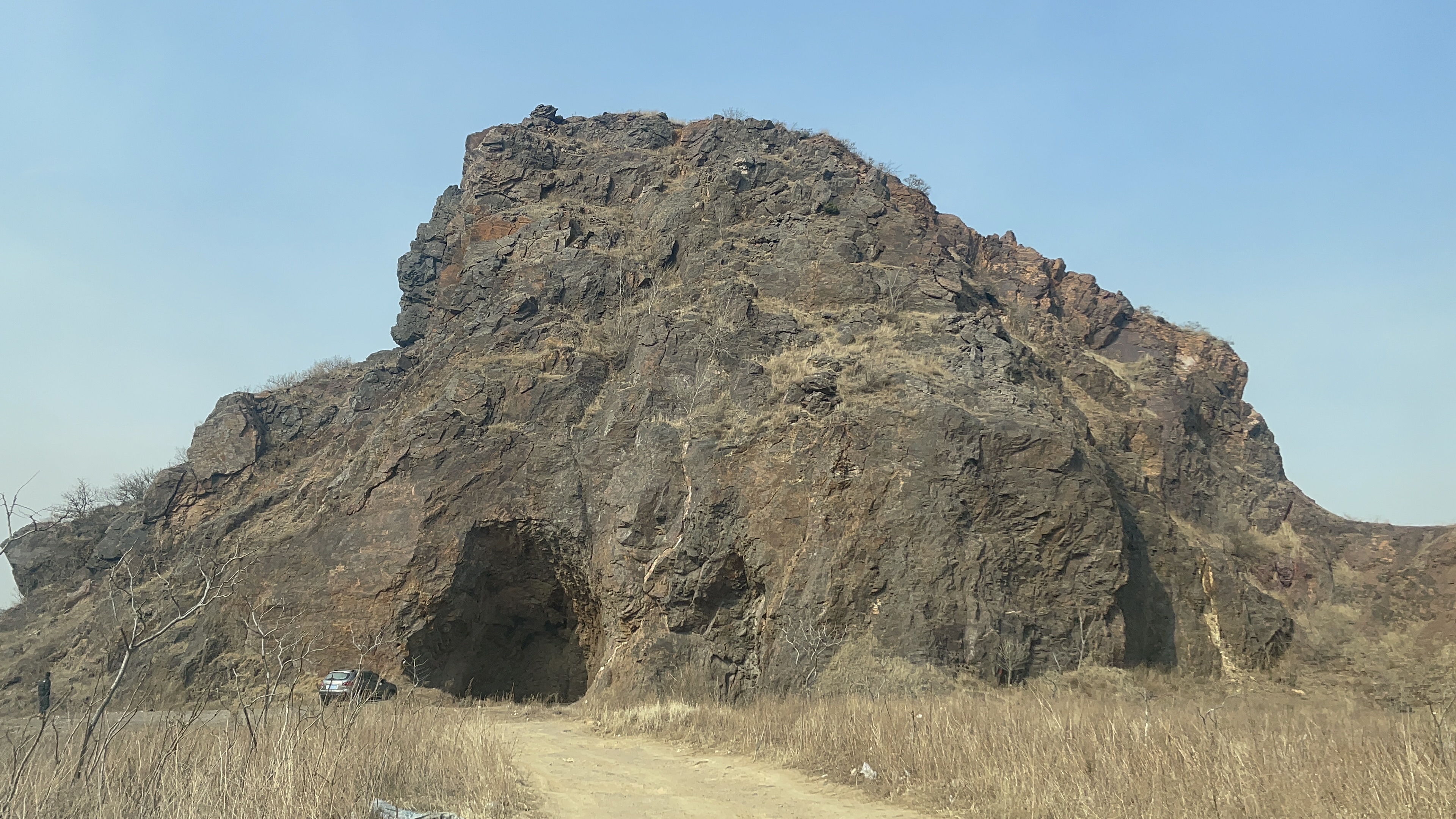 鞍山骆驼山公园图片