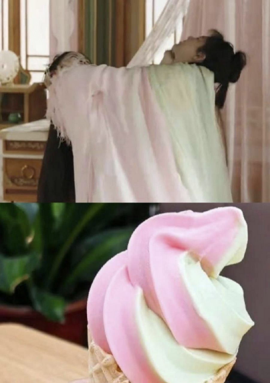 长相思  女主薅头发打架丝毫不注意形象  网友神评:好像双拼冰激凌