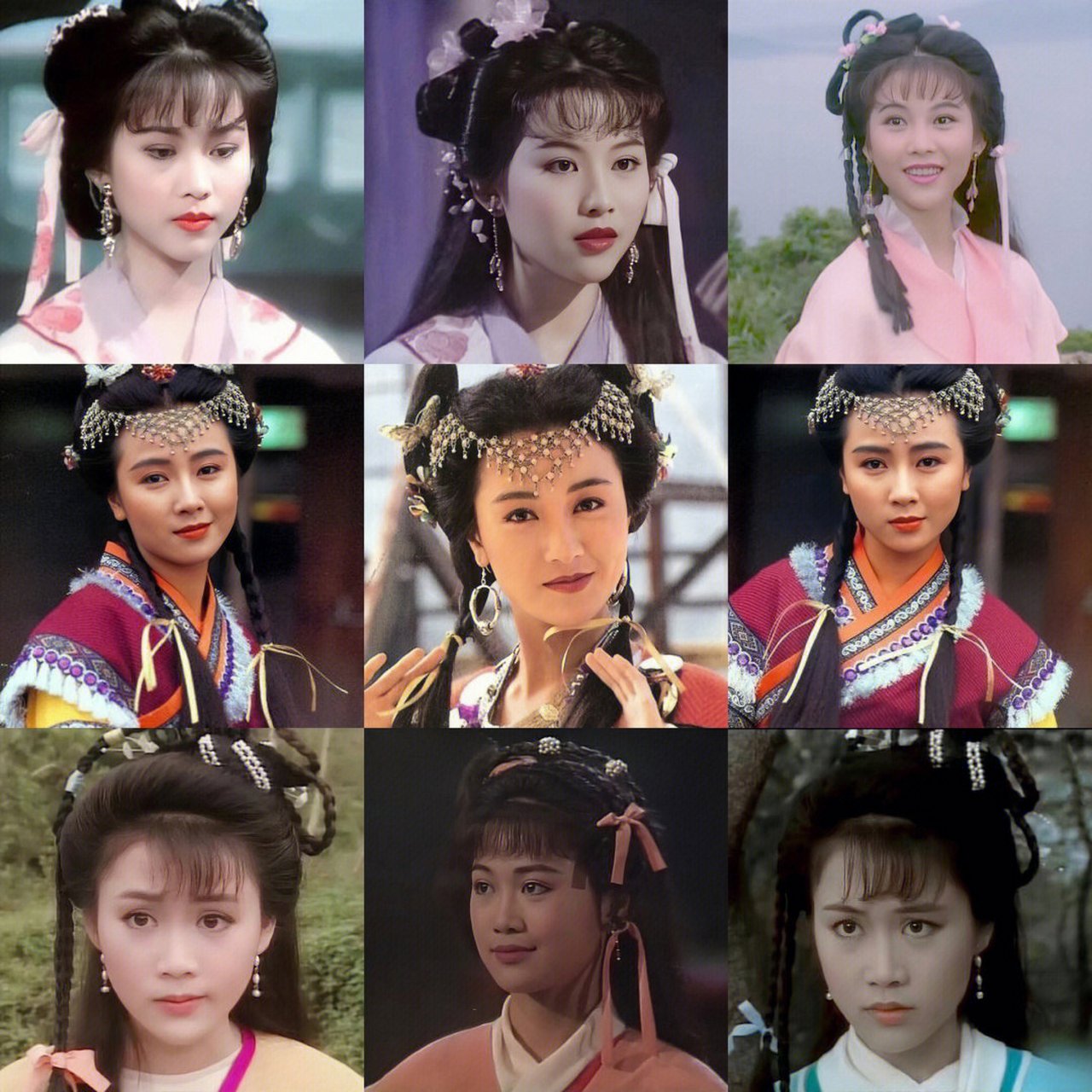 《风之刀》蔡少芬,袁洁莹和梁小冰,三个人年轻时都好美,不分胜负!