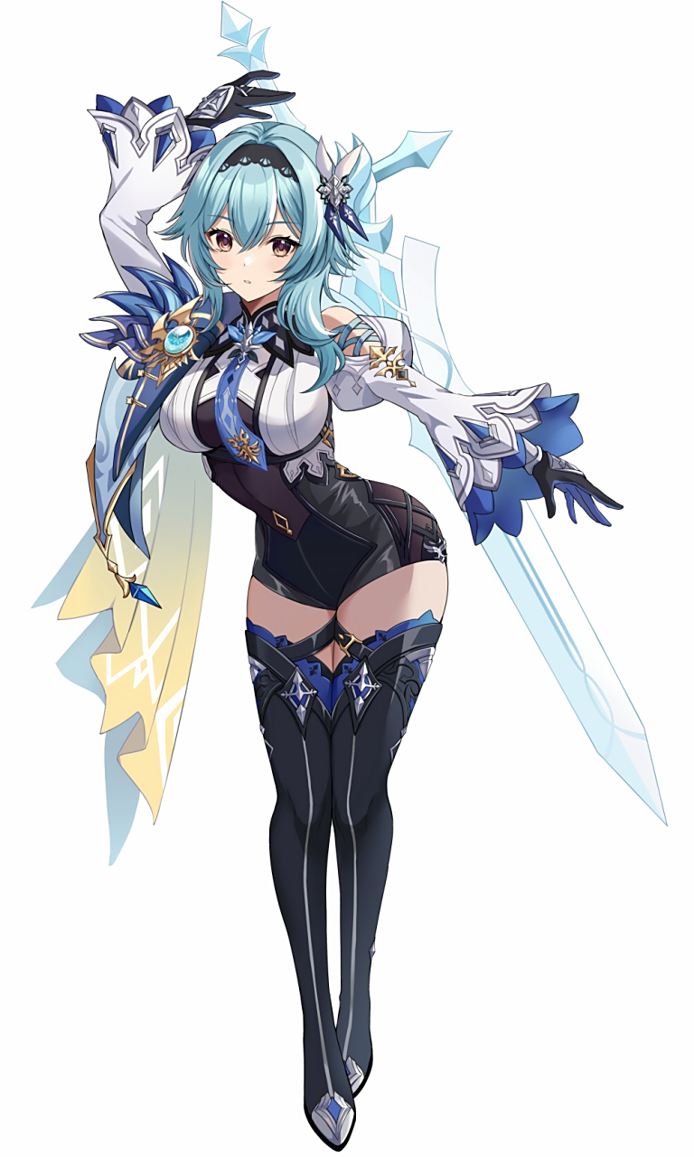 浪花骑士优菈 画师:はりもじ#二次元美图# #我爱二次元# #提瓦特大陆