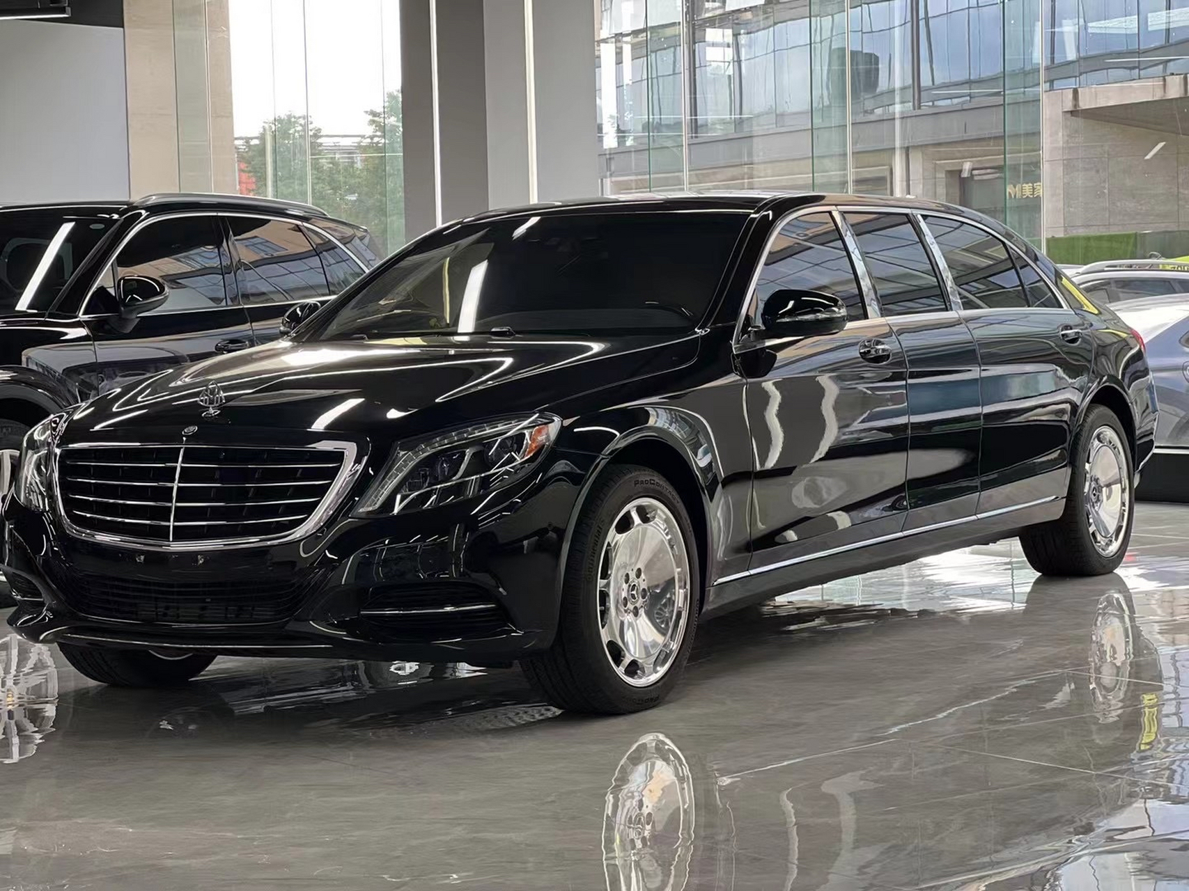 防弹奔驰s500加长5.98米