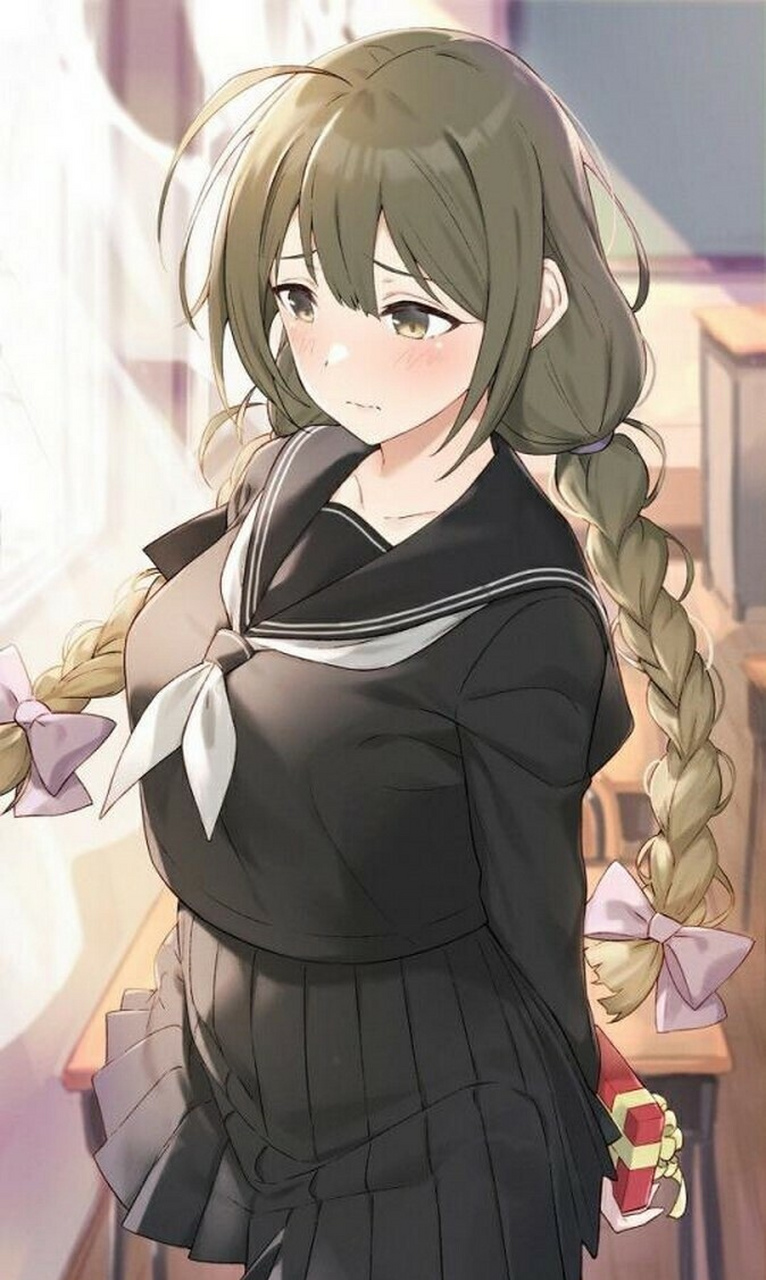 卡通动漫纯纯校园风