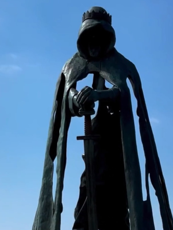 英国康沃尔亚瑟王雕像