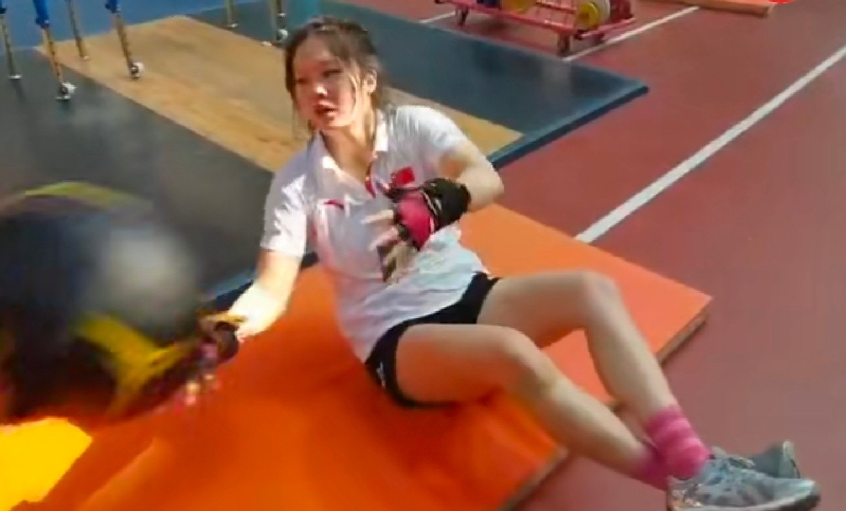 水球美女熊敦翰晒近况,长相甜美气质绝佳,透露奥运比赛中肩受伤