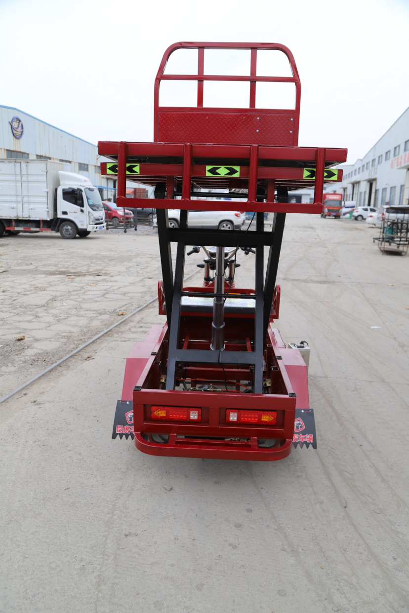 良虎电动三轮车升降车,新型产品,市场空白
