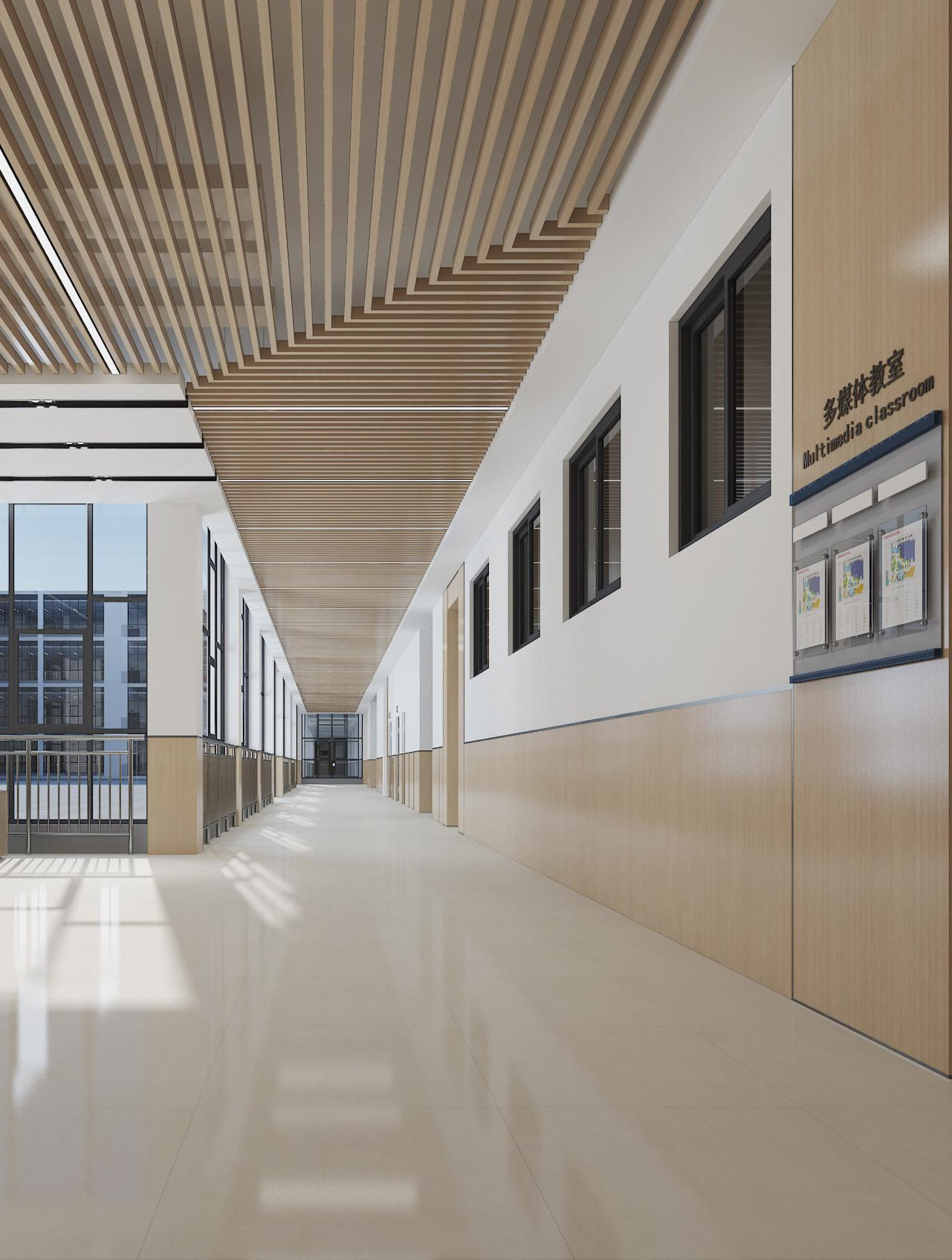 河南学校装修公司-腾升装饰|郑州工商学院兰考校区教学楼改造设计