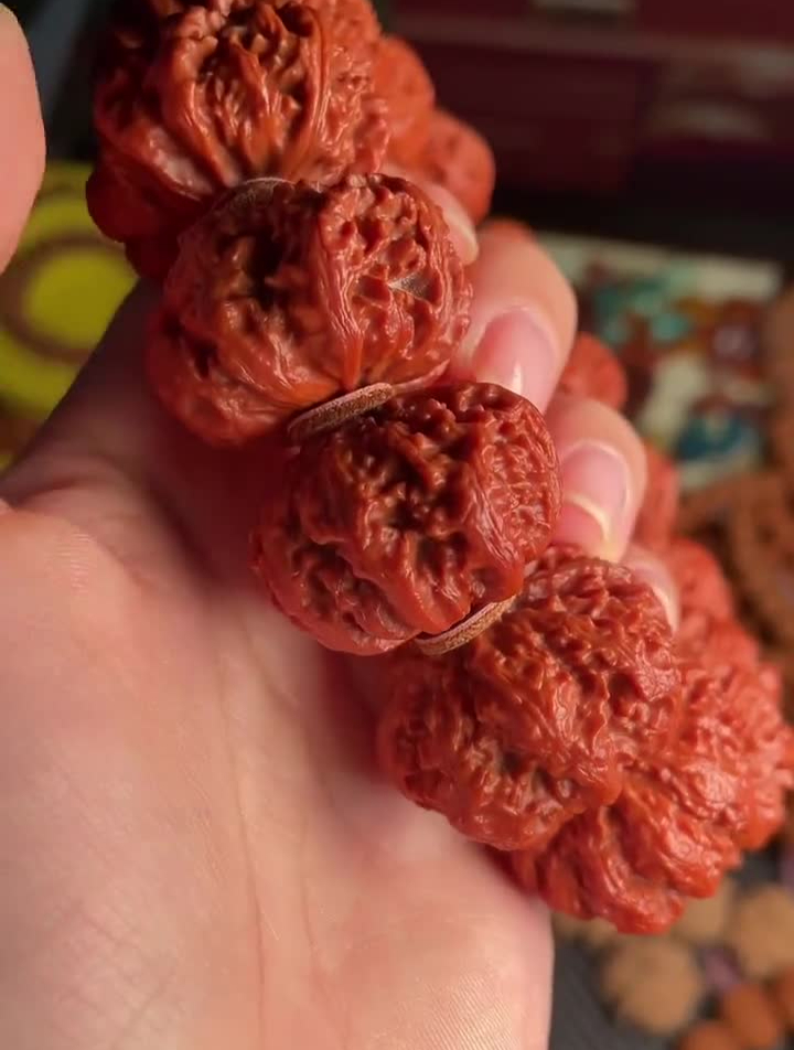 京八棱小核桃文玩核桃高端小核桃精品文玩金刚菩提-度小视
