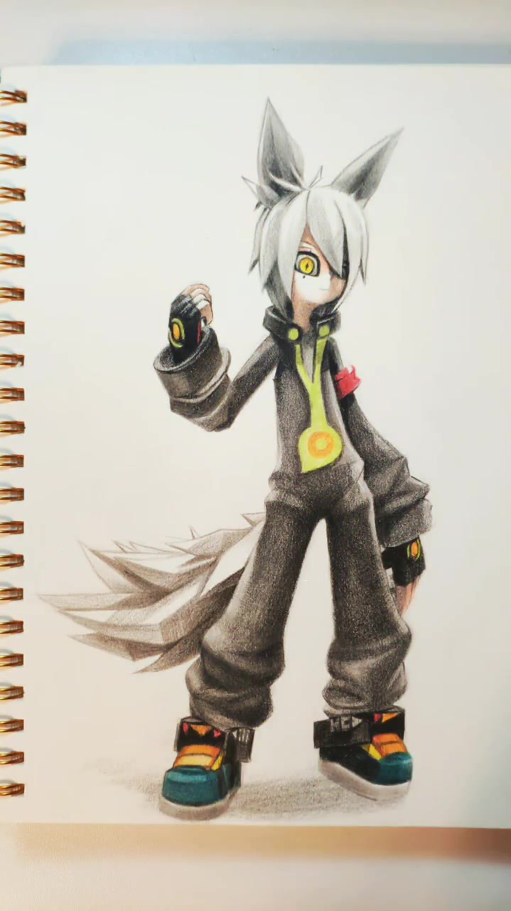 还原动漫人物之鬼狐天冲