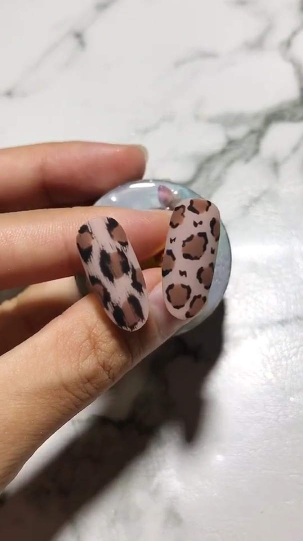 新手美甲豹纹的常用画法基础教程必看