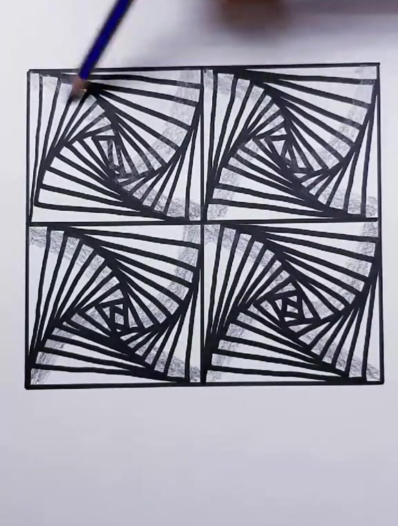 视觉艺术,绘制3d立体画视觉错觉,超解压-度小视