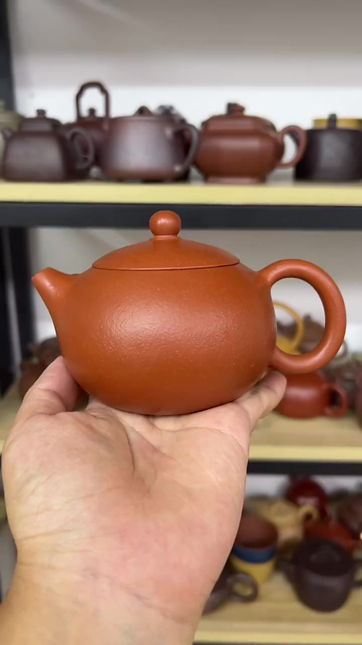 宜兴紫砂壶纯全手工吴荣华原矿大红袍西施泡茶壶