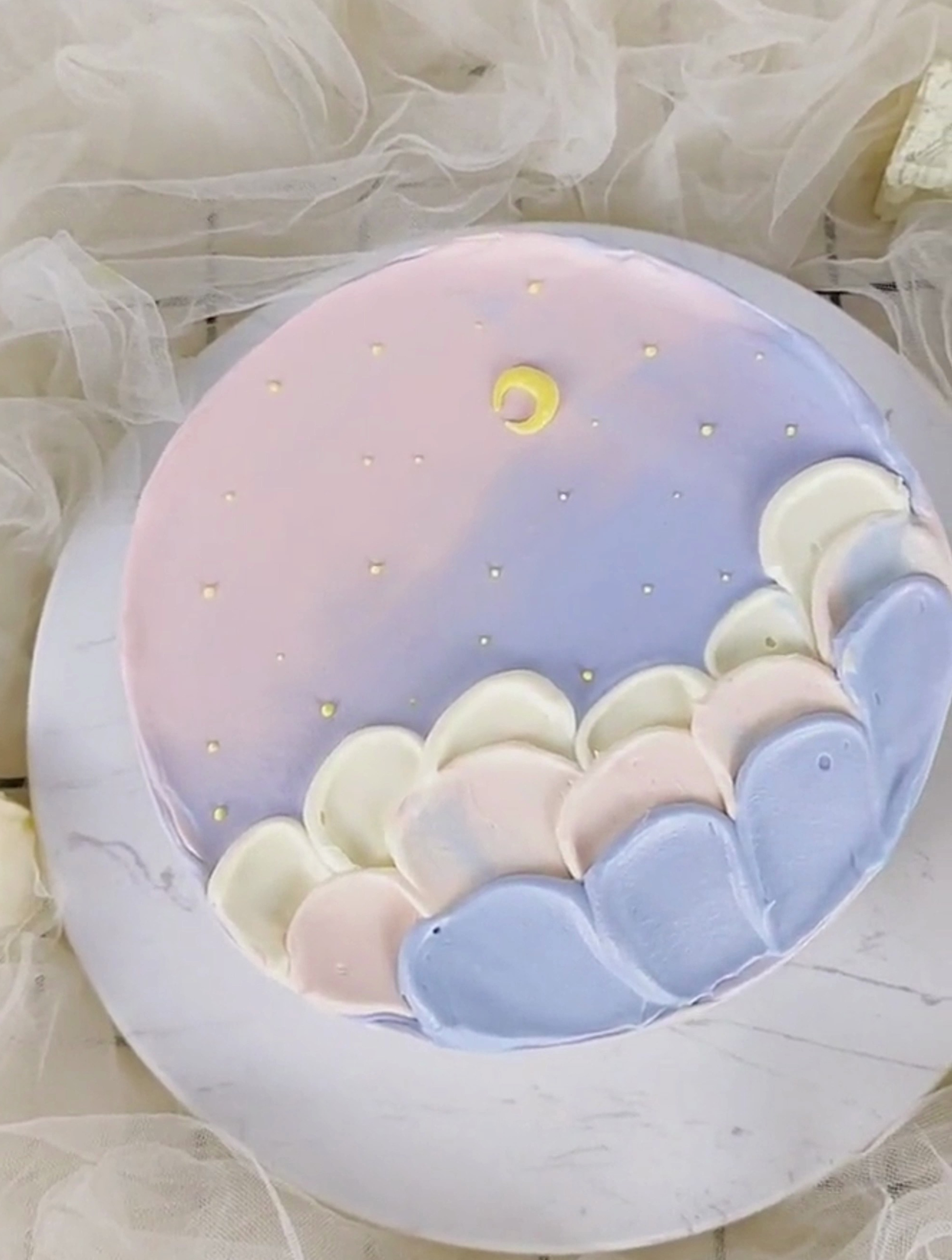 梦幻星空蛋糕,简约风