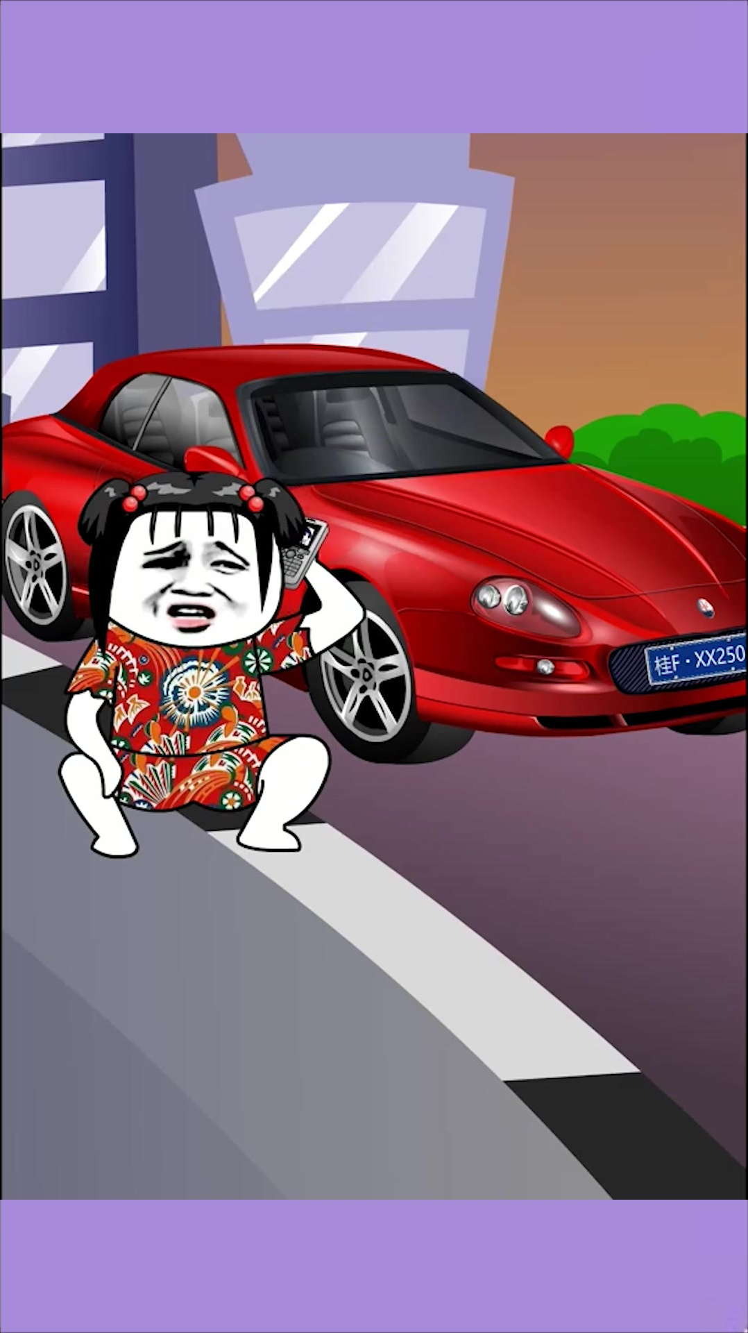 当新手司机遇上爆胎,搞笑视频-度小视