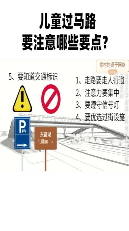 儿童过马路要注意哪些要点