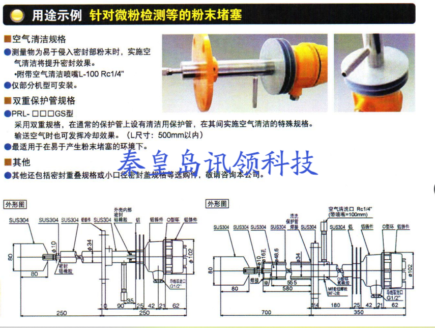 阻旋式料位开关结构图片