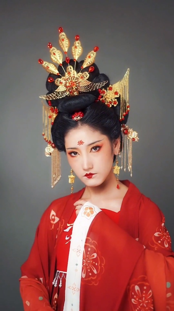 古风唐妆教程一 古风妆容 沉浸式化妆