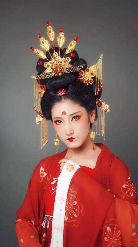 古风唐妆教程一 古风妆容 沉浸式化妆