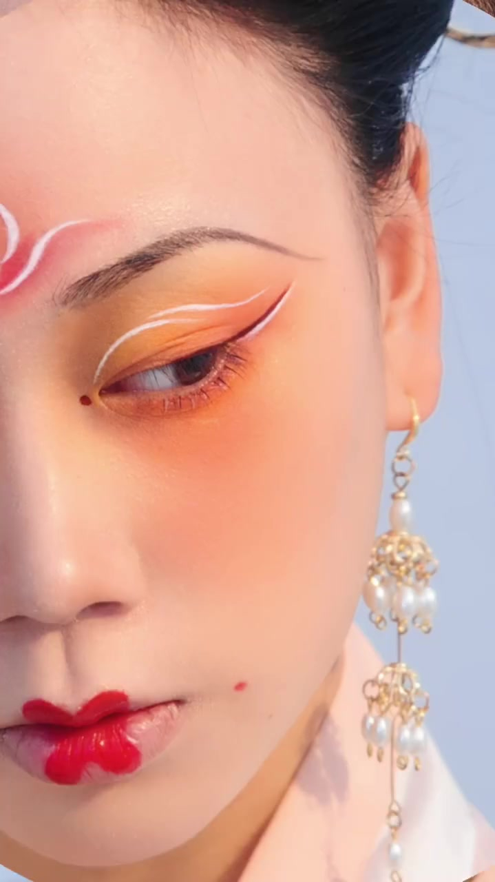 古风眼妆教程,新手学化妆汉服日常