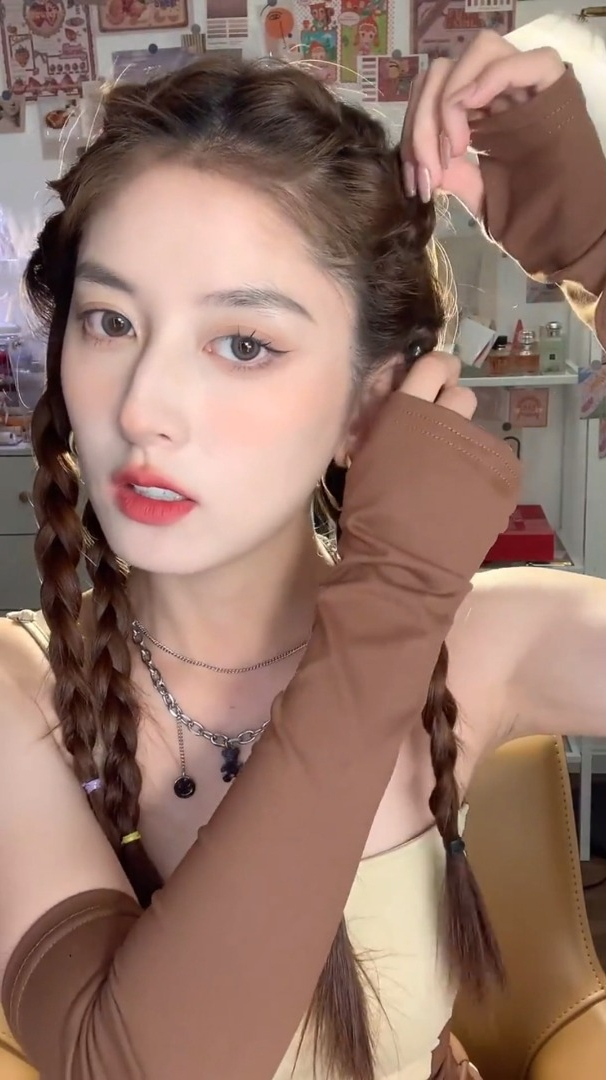 减龄甜酷辣妹编发超简易教程有手就会系列