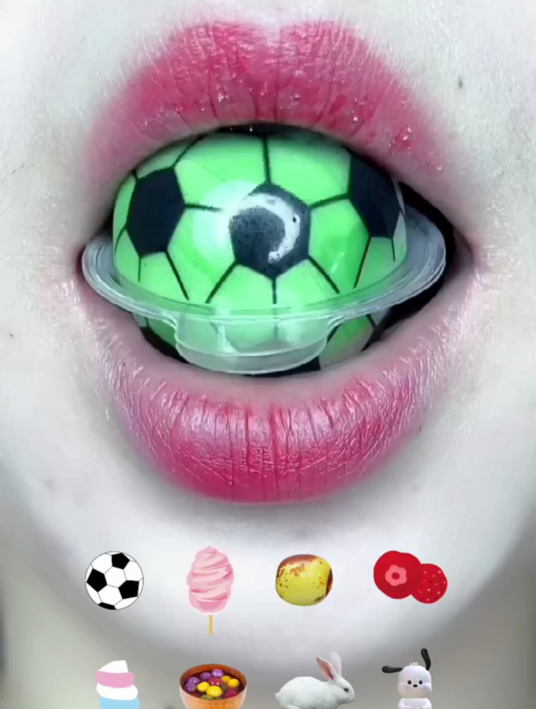 足球糖果,大枣,小白兔棒棒糖-度小视