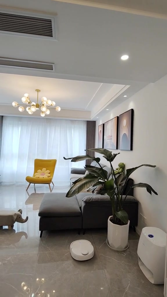 装修:不藏灰不压层高的双眼皮吊顶