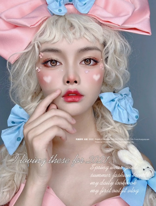 梵美教育-波普妆容展示/用另一种形式创作少走弯路的化妆进阶培训