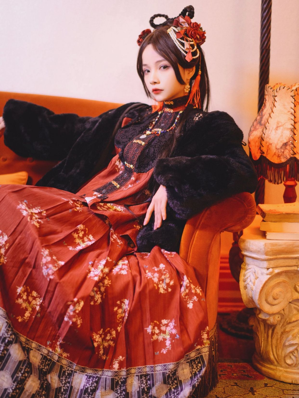 古典与西洋的碰撞!复古又洋气的旗袍款洛丽塔,太适合优雅女人