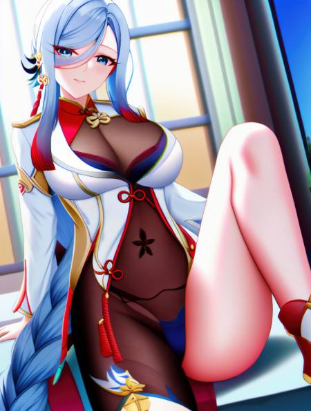 原神申鹤:姨的腿不是腿,是塞纳河畔的春水-度小视