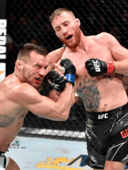 钱德勒vs贾斯汀盖奇,真男人绝不躲闪,往前冲-度小视