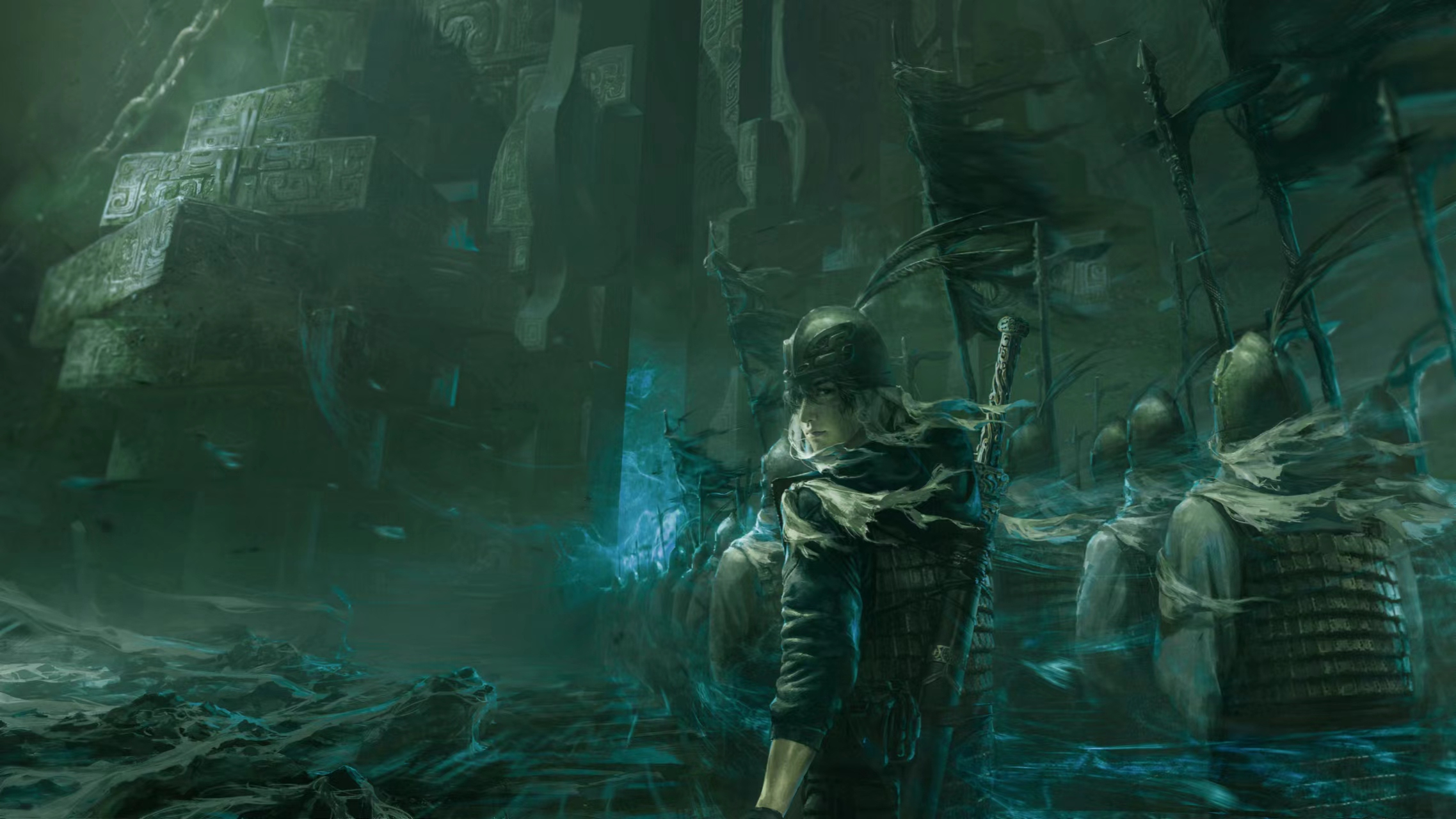 张起灵通过"阴兵借道"进入青铜门,是怎么出来的?