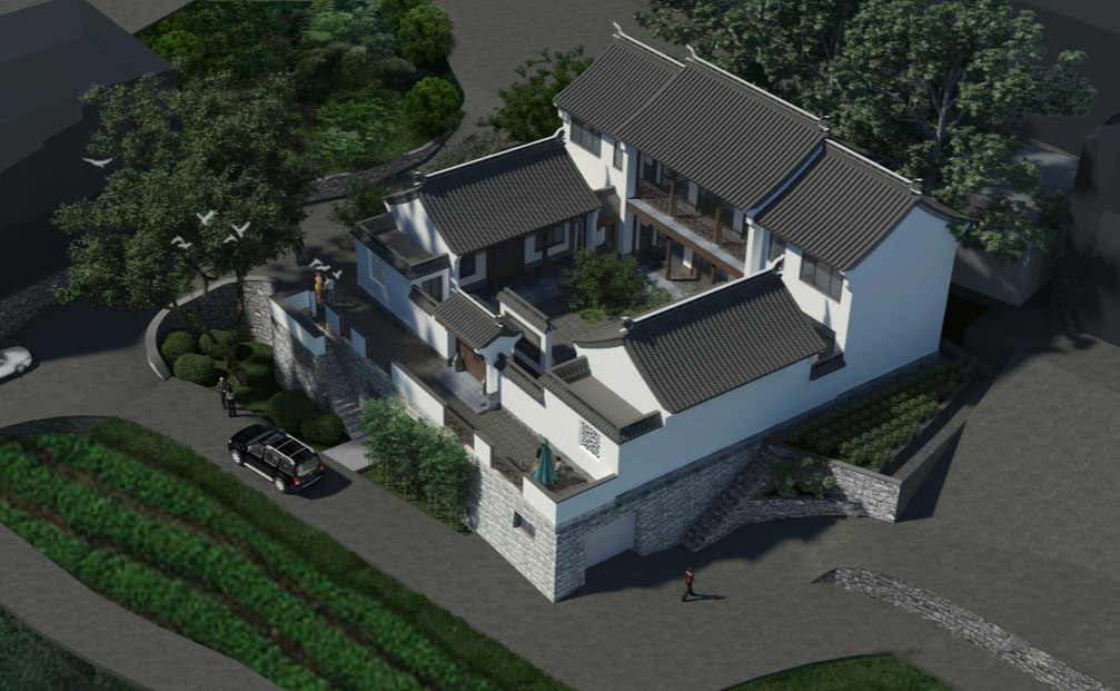 徽派中式建筑设计,中式特有的浪漫