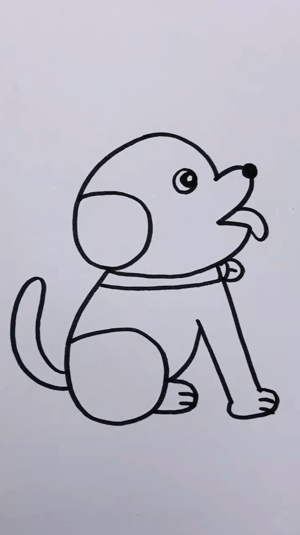 用数字6621画小狗?