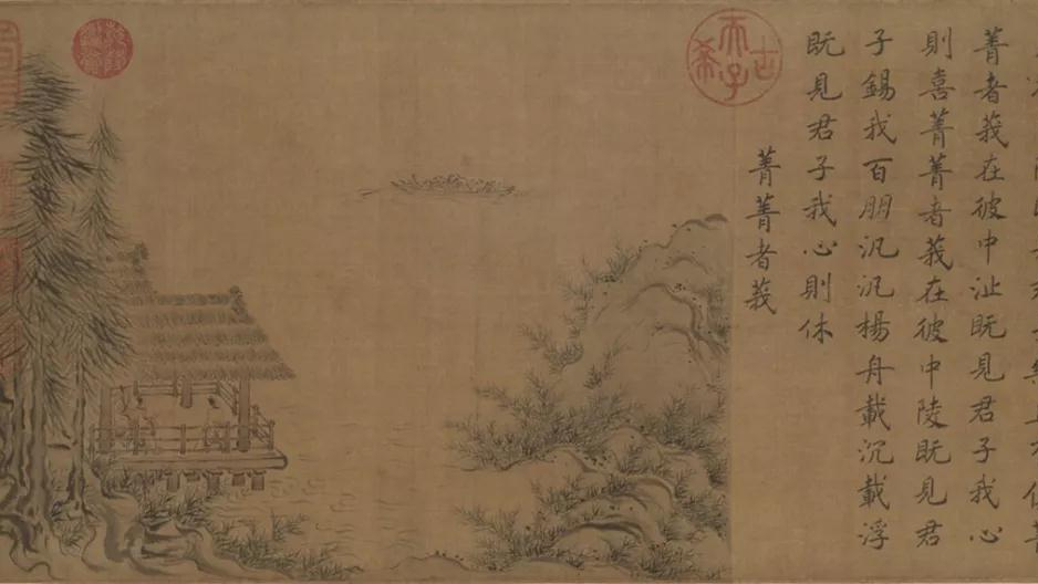 南宋画院之首马和之,所绘《诗经图》,让唯美的诗经不再难懂