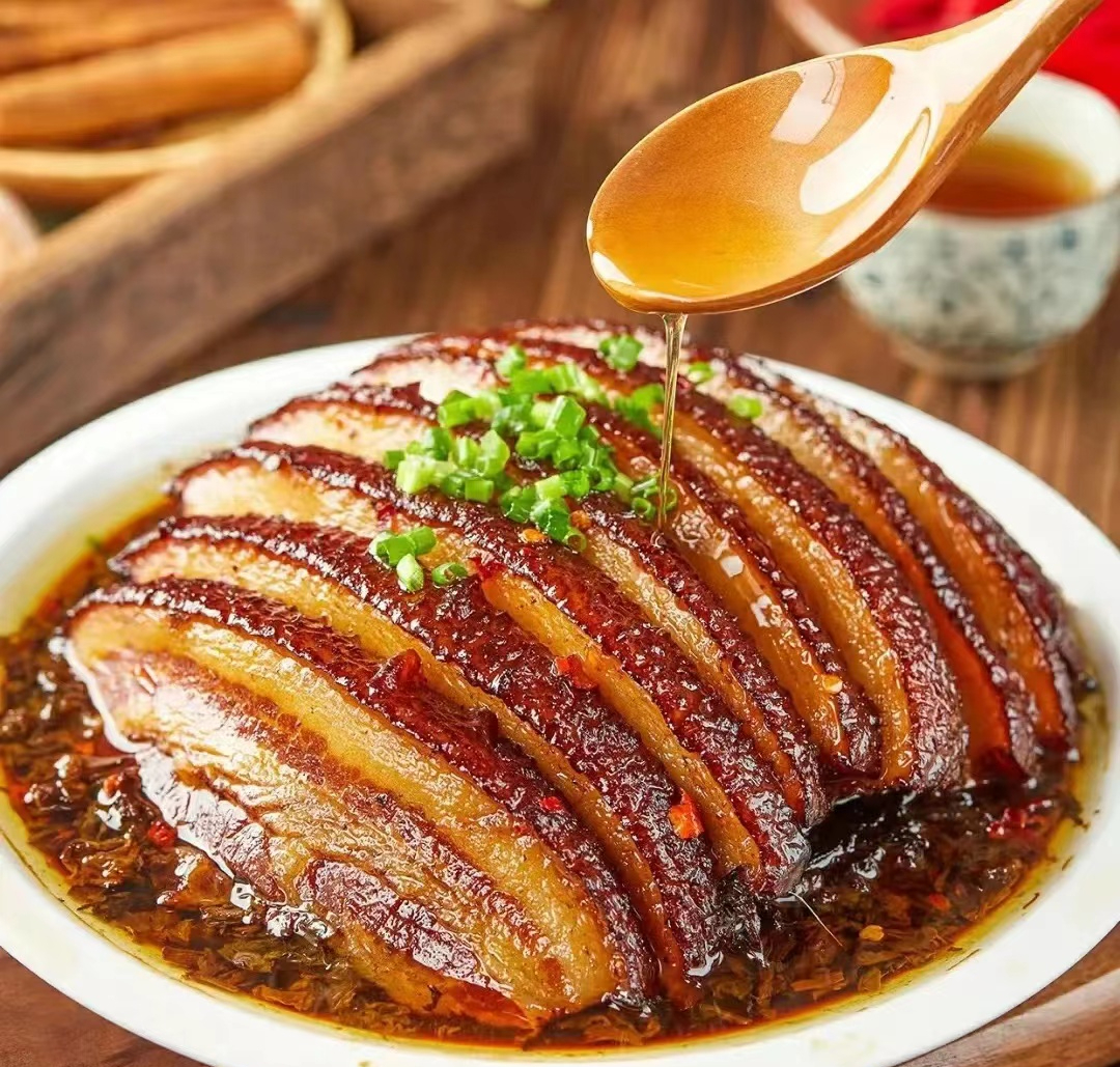 客家美食梅菜扣肉