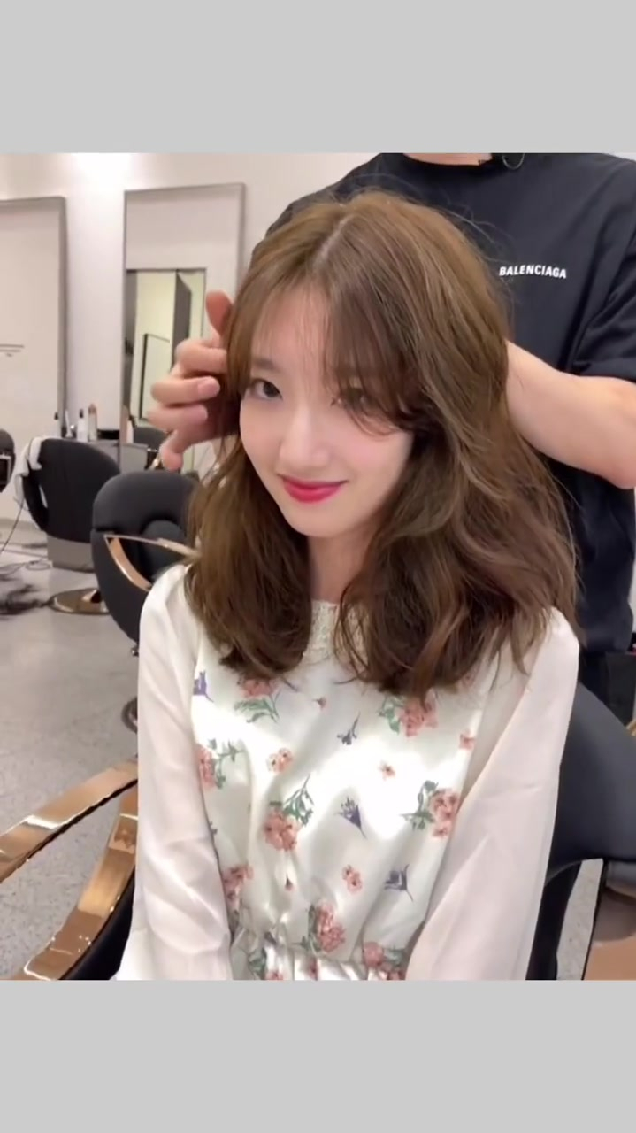 初次挑战法式初恋卷发,改变后太仙气