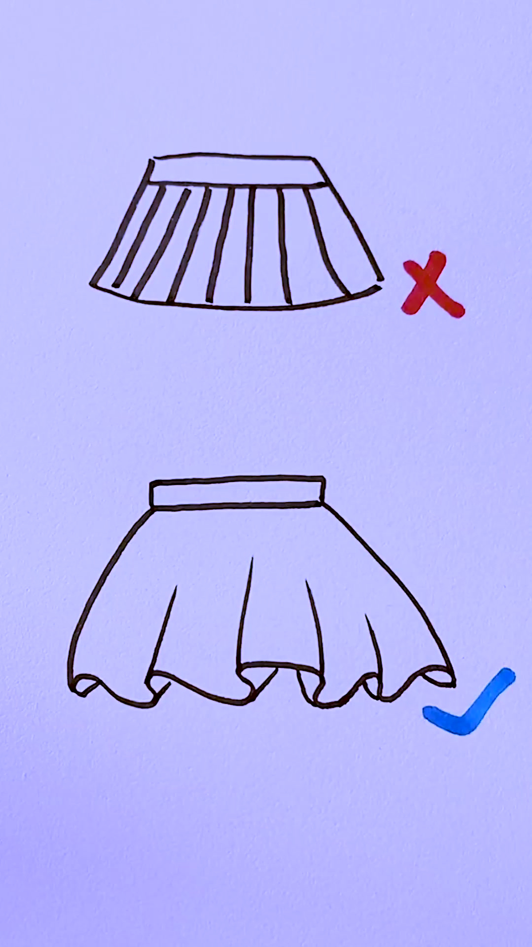 没有基础,也能一看就会的裙子画法!-度小视