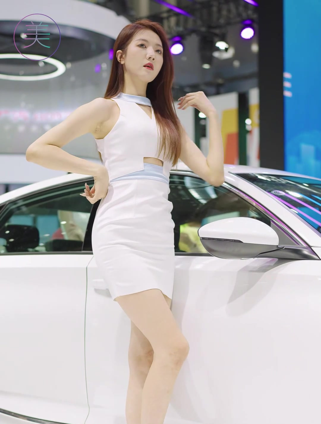 韩国车模 完美身材 大长腿 美女 车展美女 颜值