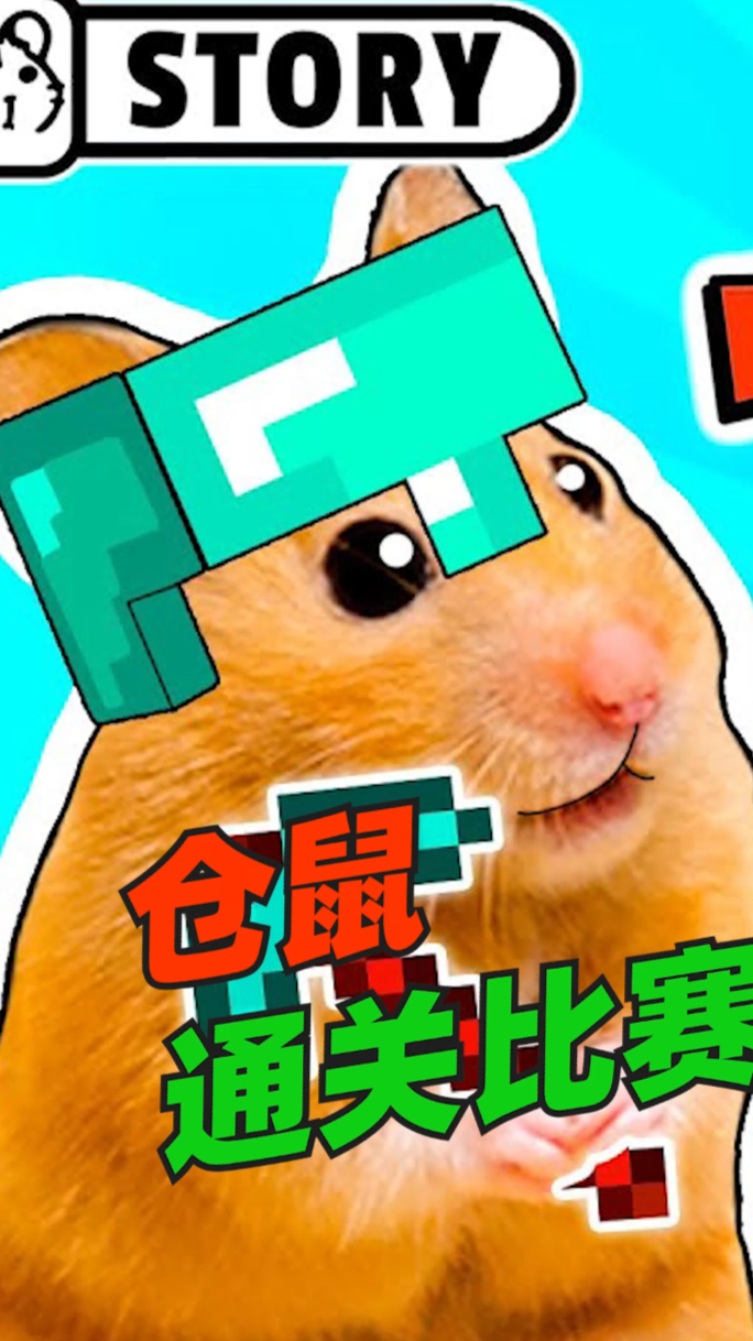 仓鼠历险记仓鼠通关比赛在我的世界里小仓鼠之间激烈的角逐