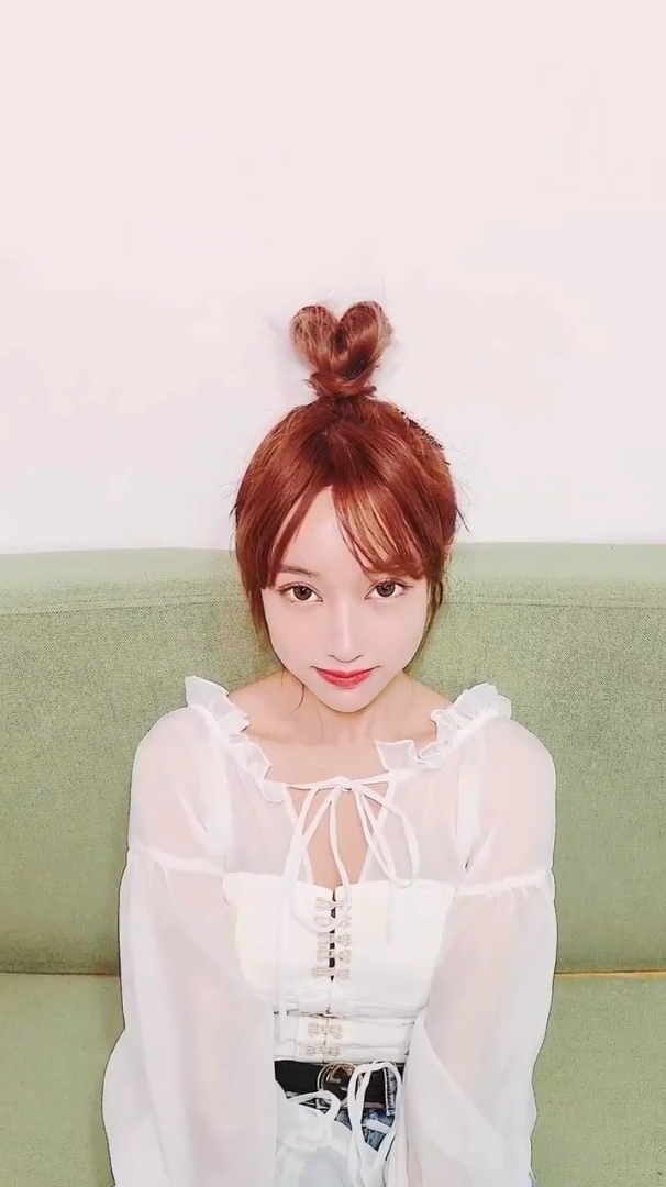 蓬松弧度的爱心丸子头视频教程这一版可以说是相当完整