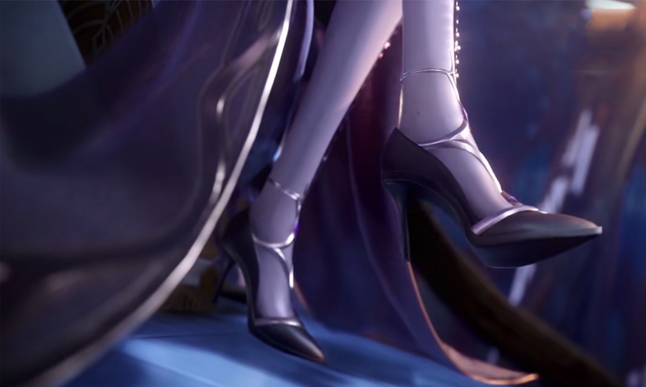 比比东新片尾女模特出现,俯视角闪光点全透露,坐姿也五星好评