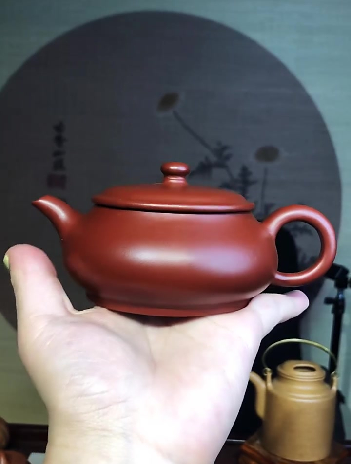 宜兴紫砂壶纯全手工吴荣华原矿大红袍西施泡茶壶