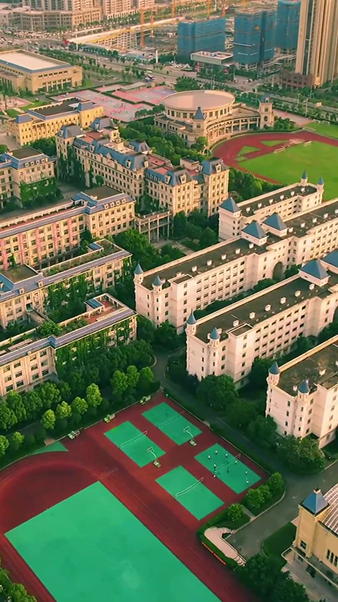 娱乐治愈风景:温州市第二外国语学校上校园又美又大